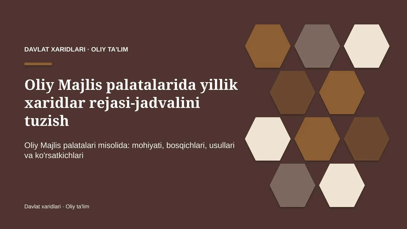 oliy majlis palatalarida yillik xaridlar rejasi jadvalini tuzish 8168