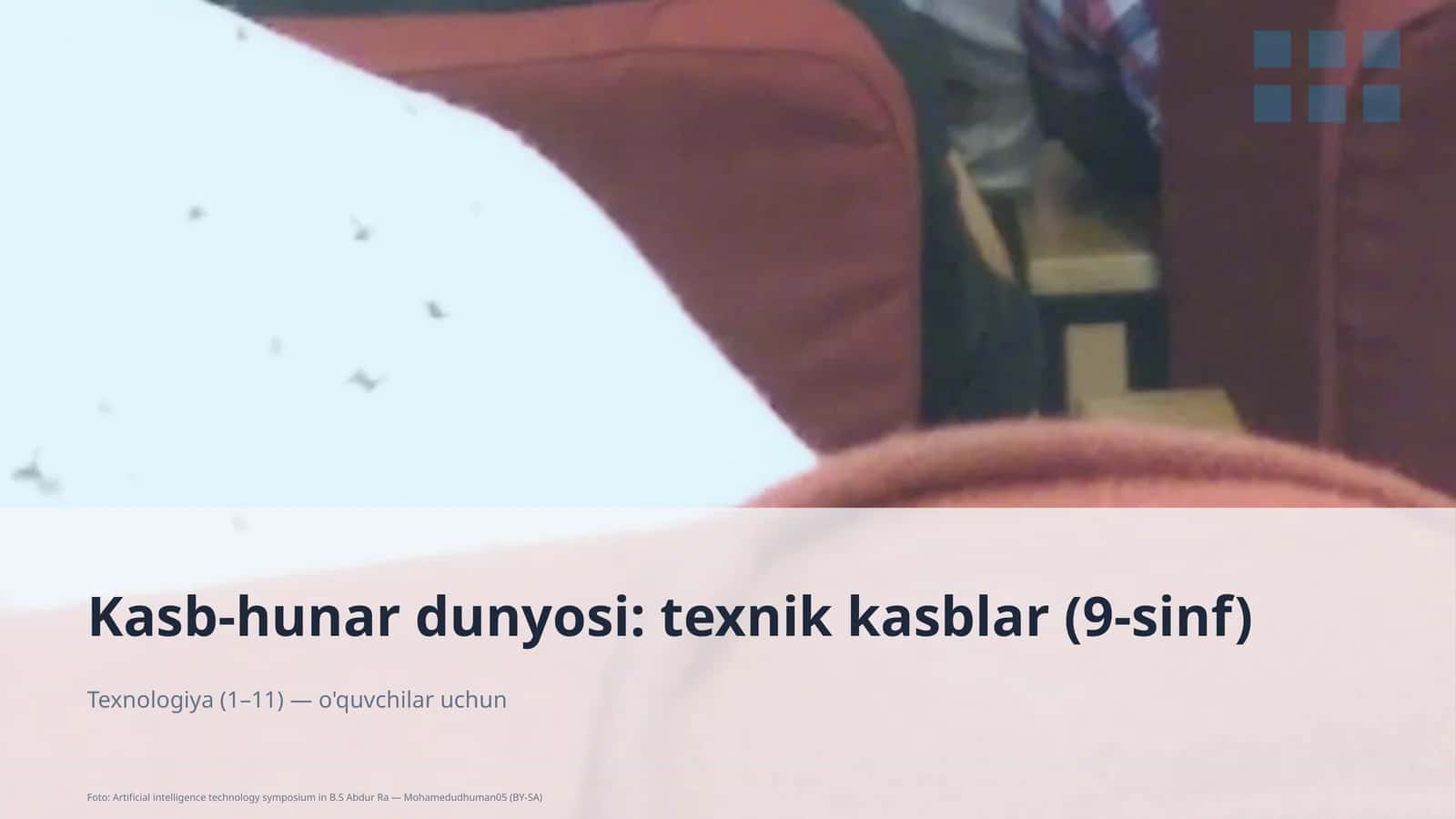 Kasb-hunar dunyosi: texnik kasblar (9-sinf)