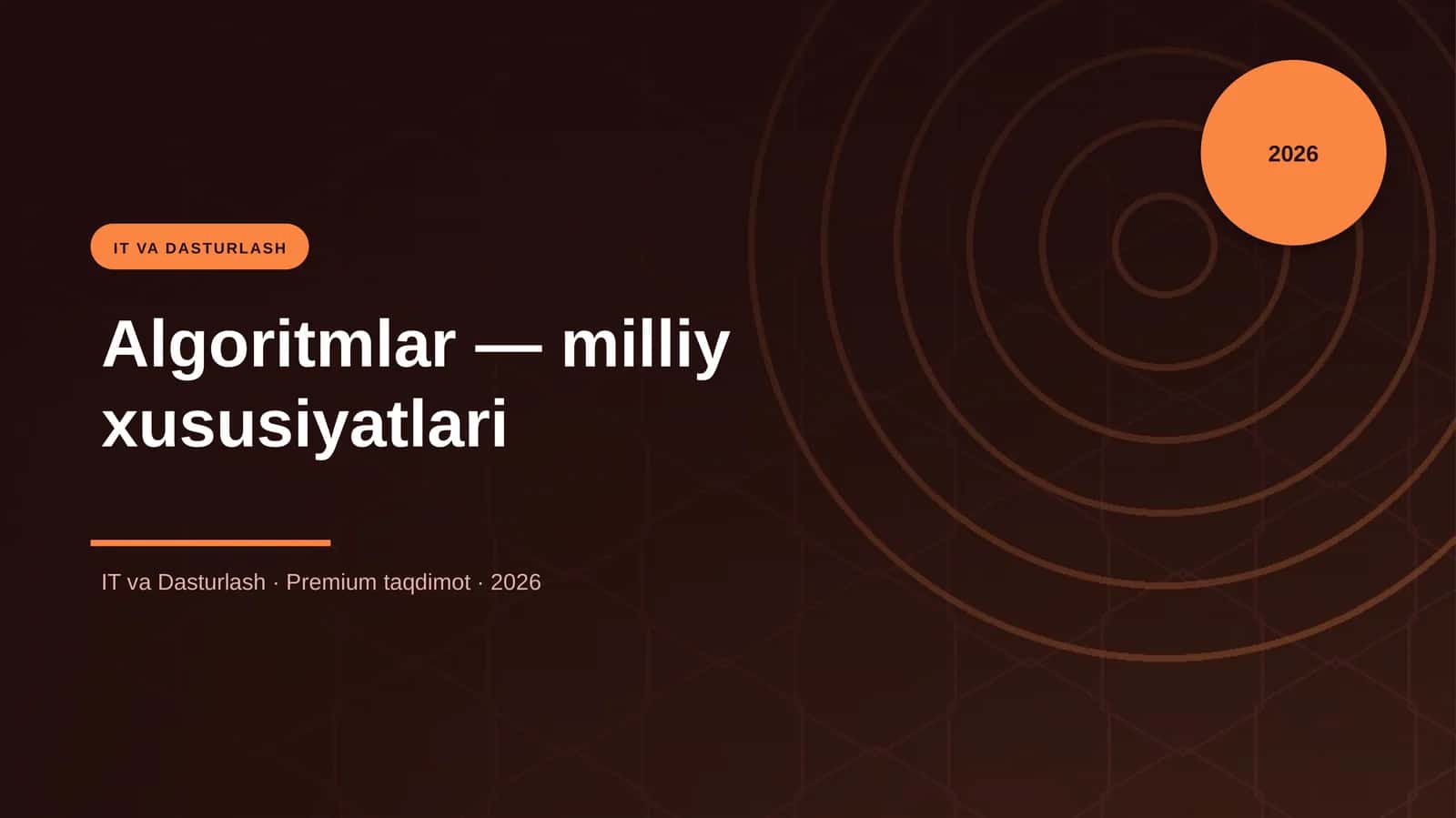 Algoritmlar — milliy xususiyatlari