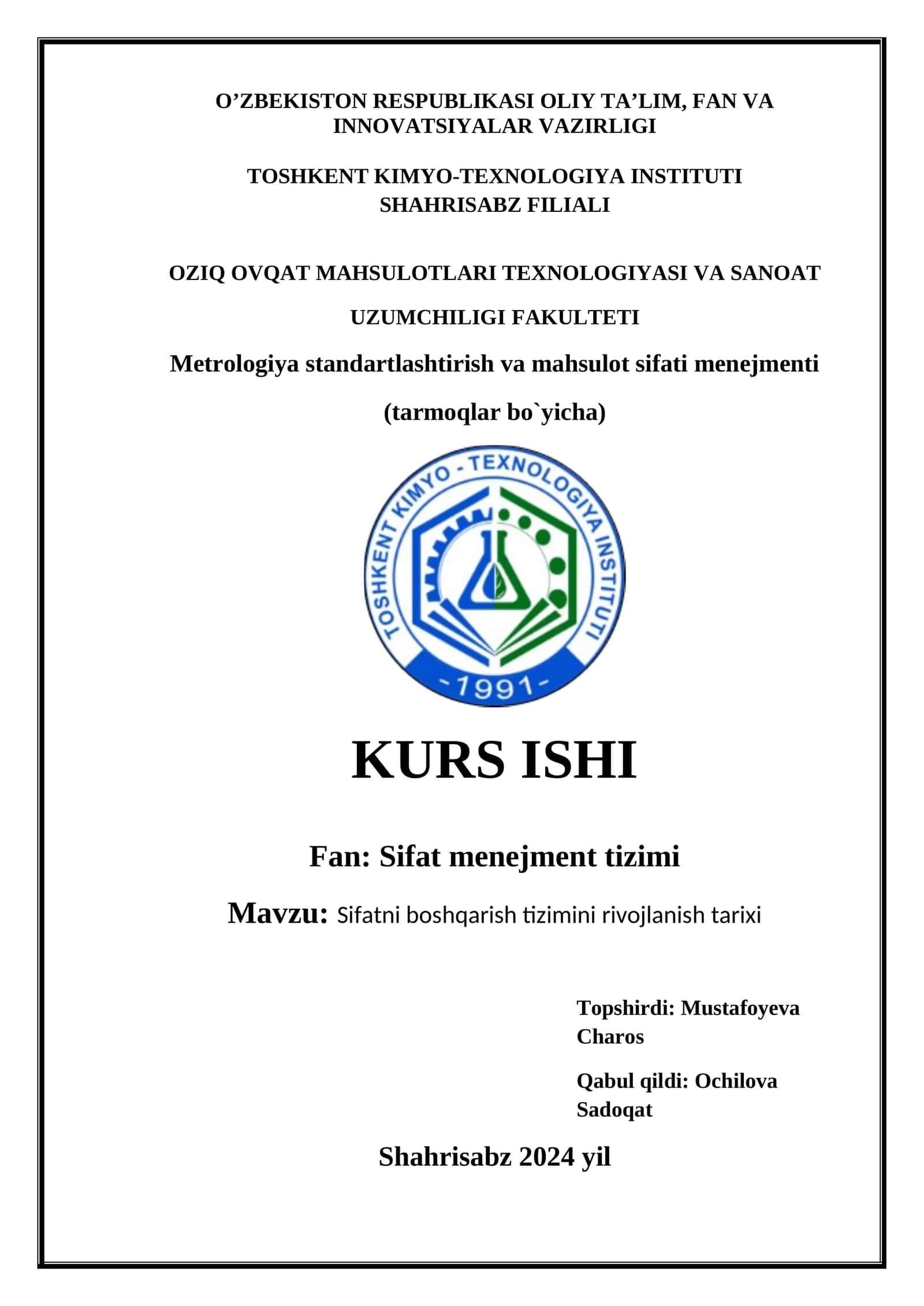 Sifat menejment tizimi