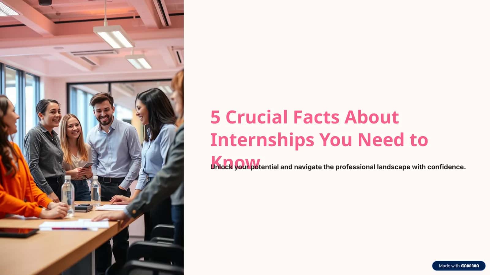 Why Internships Matter: Our Agenda