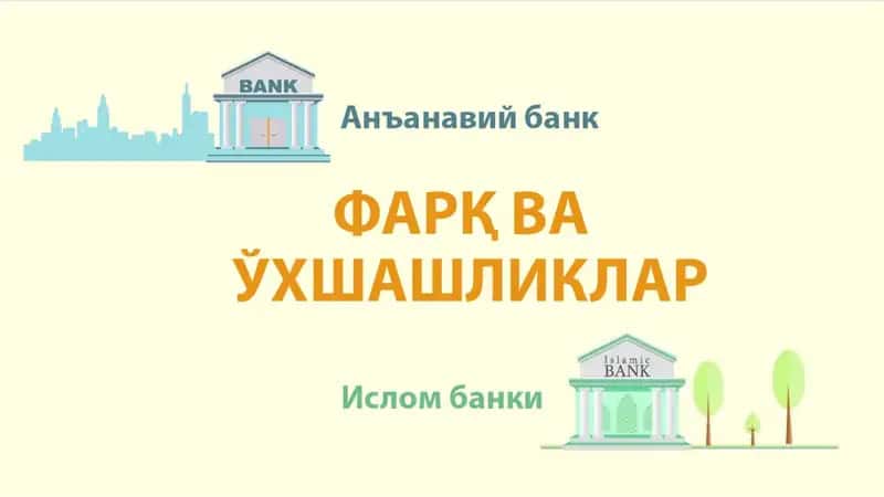 Ananaviy va islom banklarining asosiy farqlari mavzusida mustaqil ish taqdimoti