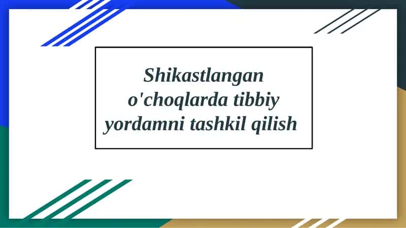Tibbiy bo'linmalar