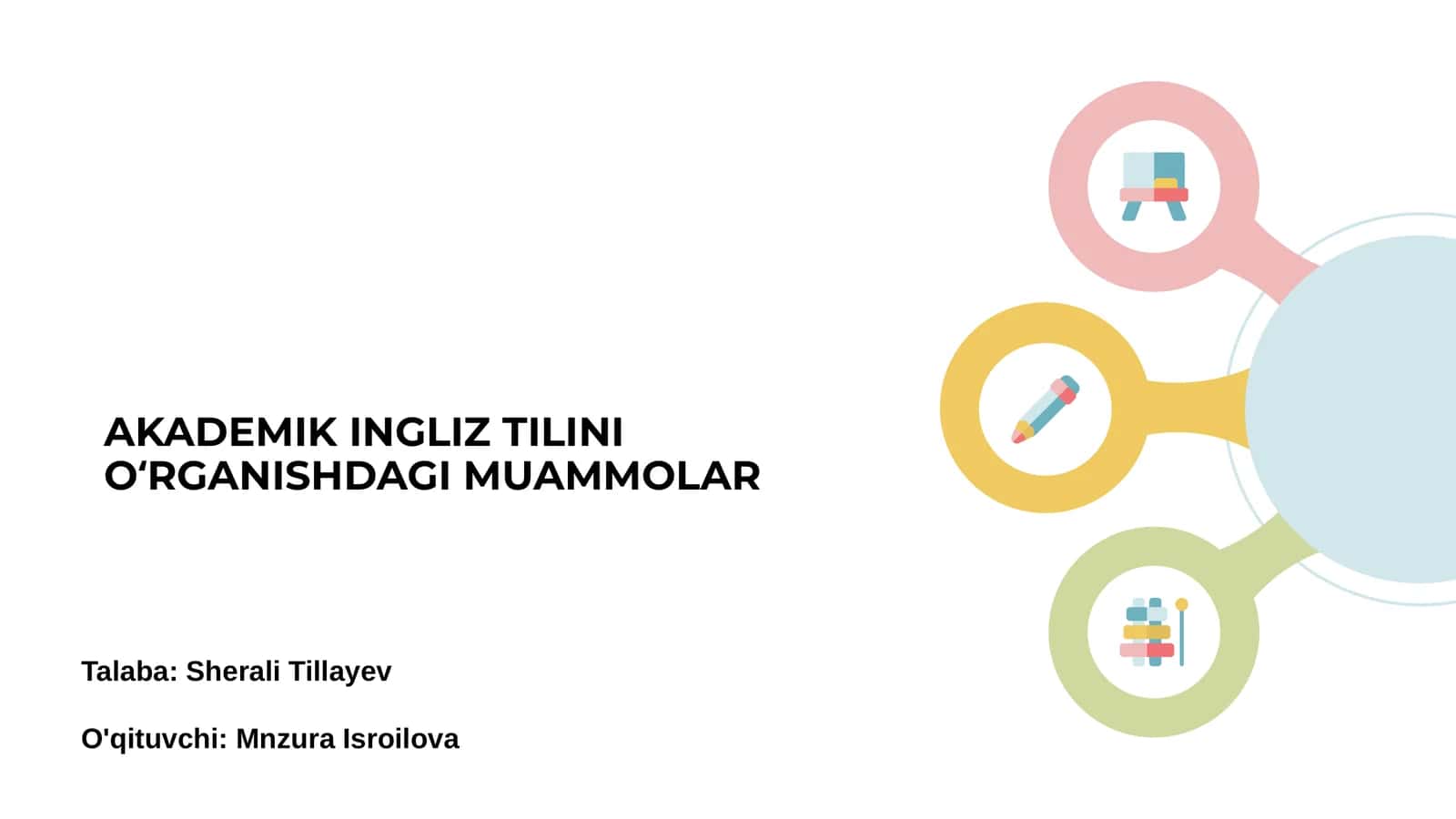 AKADEMIK INGLIZ TILINI O‘RGANISHDAGI MUAMMOLAR