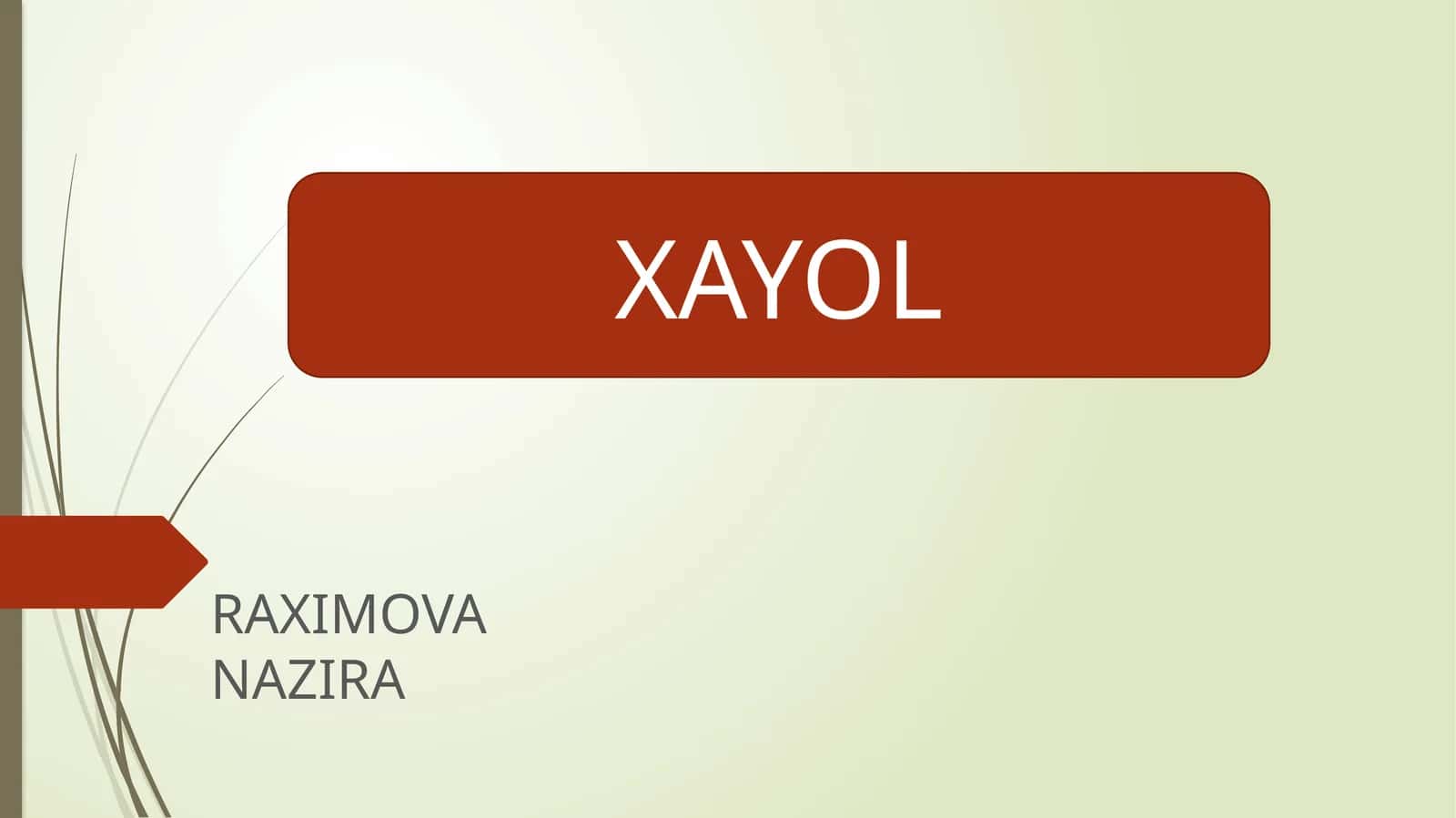 XAYOL VA IDROK