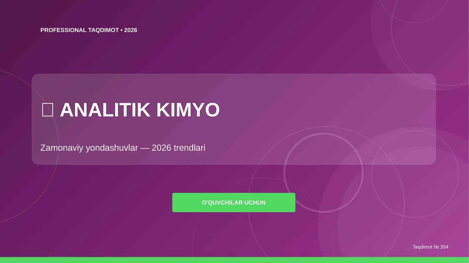 ANALITIK KIMYO