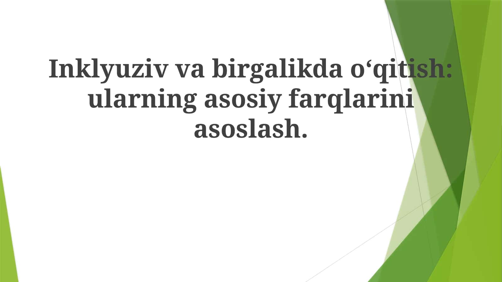 Inklyuziv va Hamkorlikdagi Ta'lim: Talaba Muvaffaqiyati uchun Sinenergiya