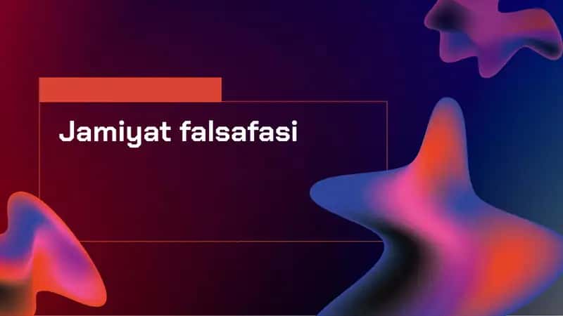 Jamiyat falsafasi