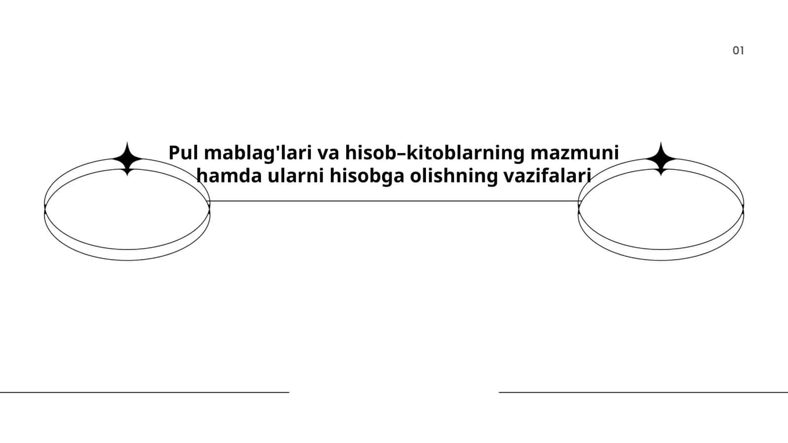 Pul mablag'lari va hisob–kitoblarning mazmuni hamda ularni hisobga olishning vazifalari