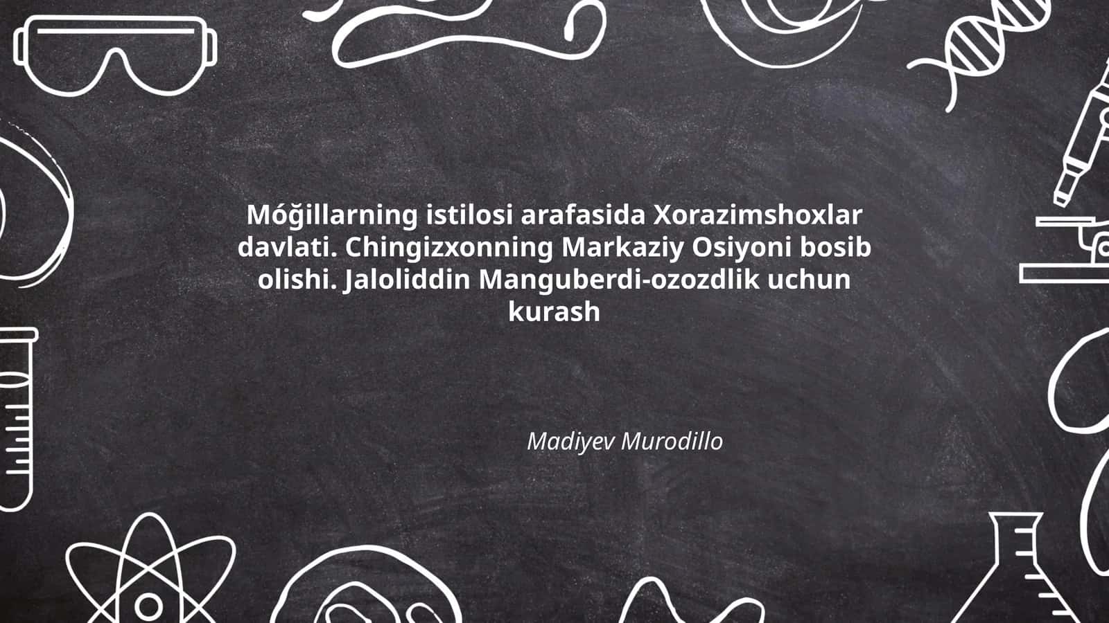 Xorazmshoxlar davlati siyosiy tuzilishi