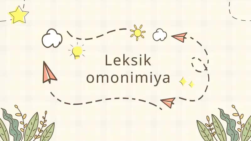Leksik omonimiya