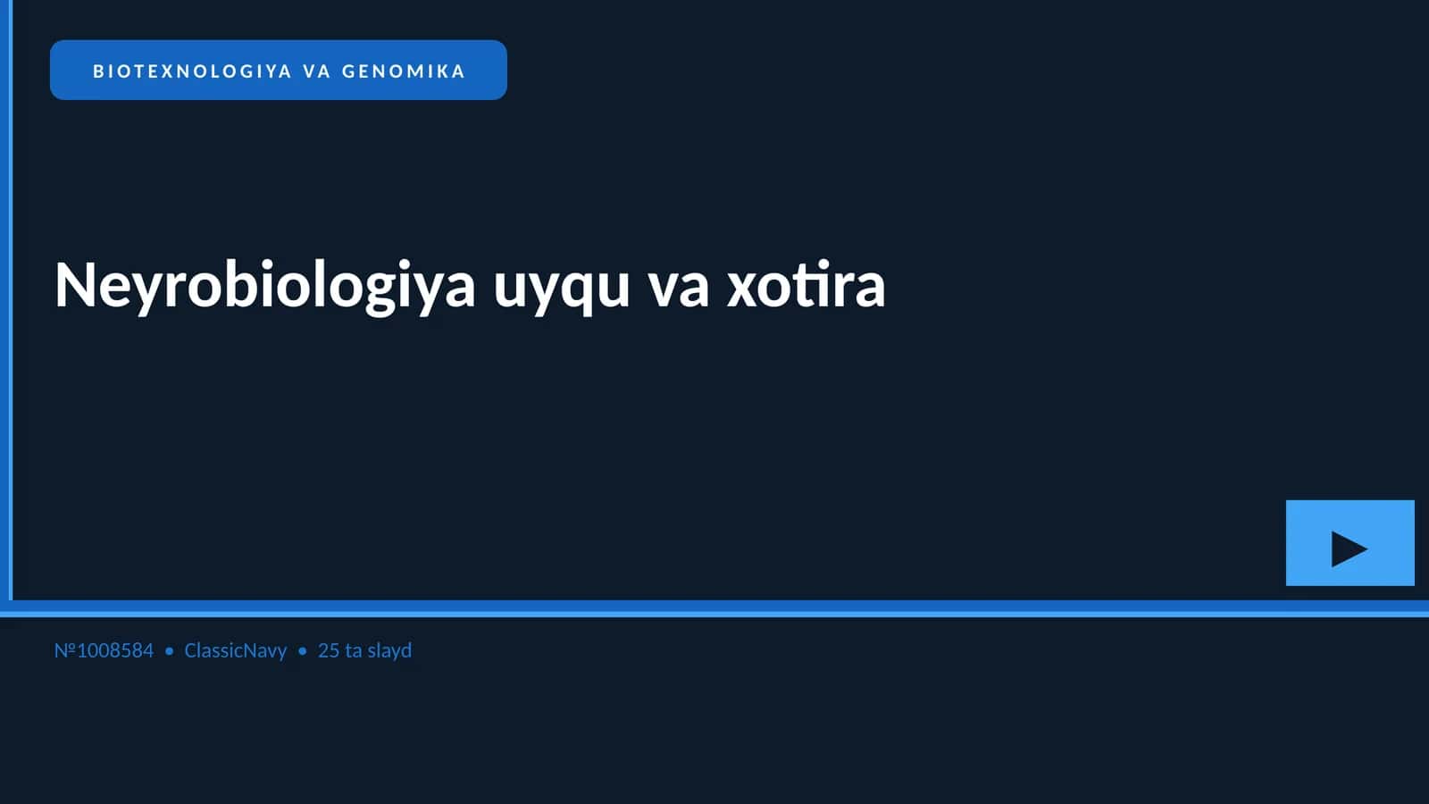 Neyrobiologiya uyqu va xotira
