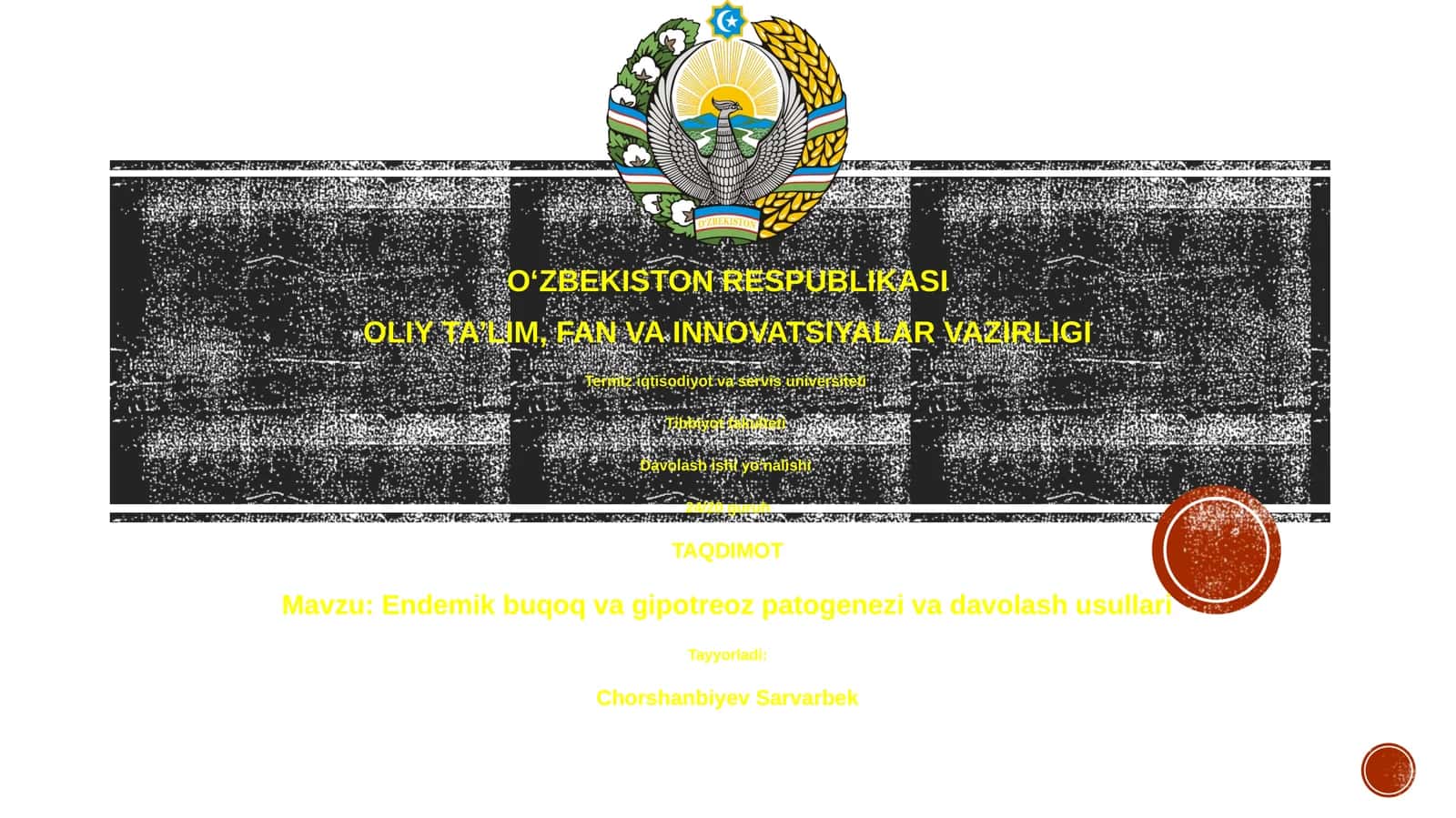 Endemik buqoq va gipotreoz patogenezi va davolash usullari
