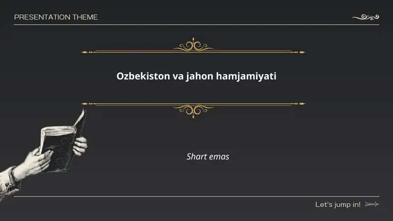 Ozbekiston va jahon hamjamiyati