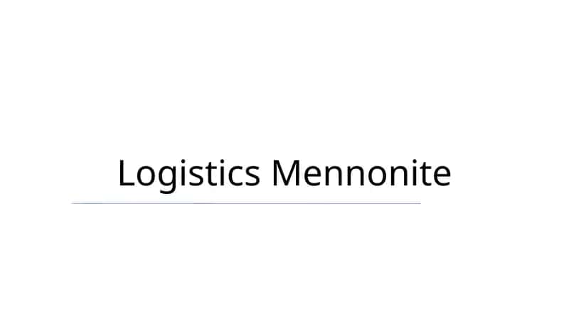 Logistika Menonitlar