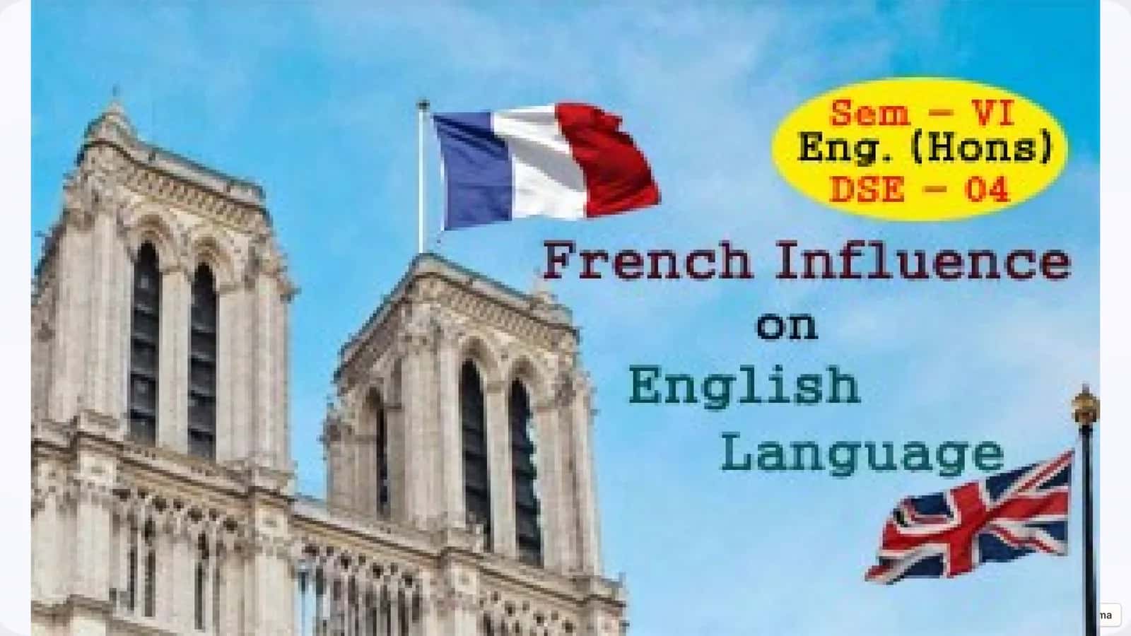 The Foreign French Influence on the Development of the English Language