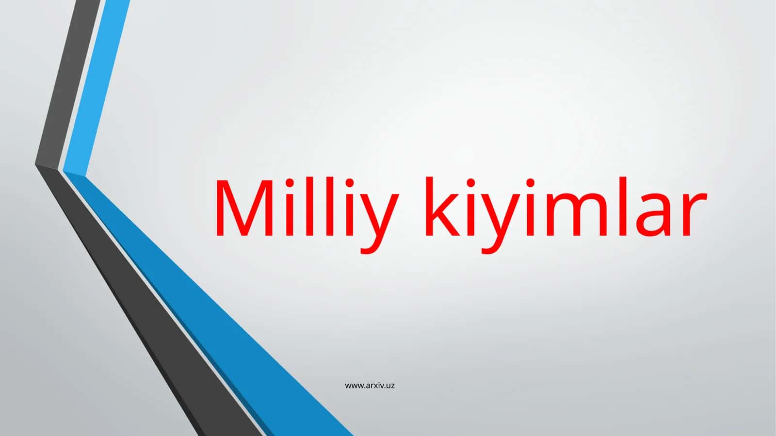 Milliy kiyimlar