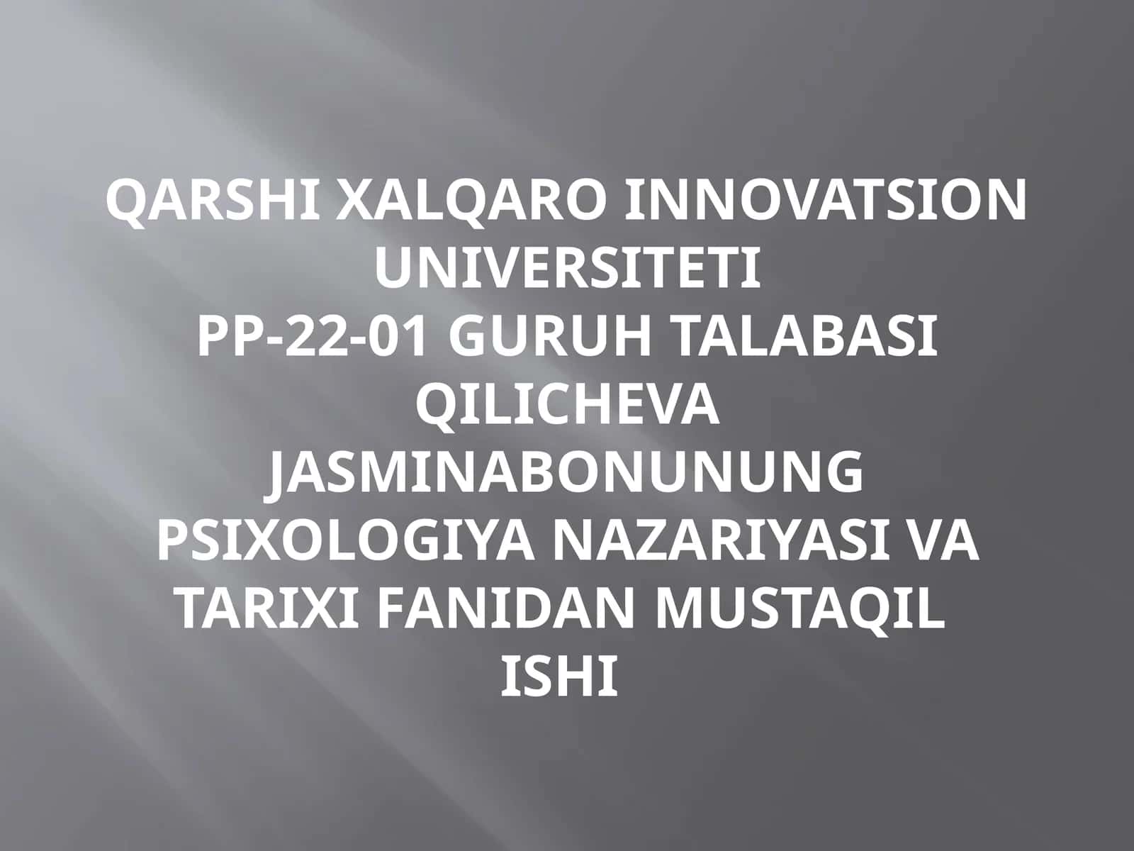 PSIXOLOG KASBIY FAOLIYATINING ETIKASI