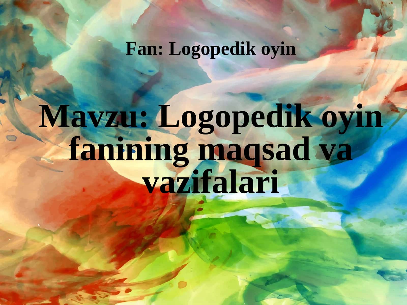 Logopedik oyin