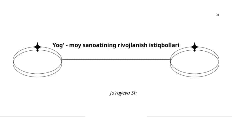 Yog' - moy sanoatining rivojlanish istiqbollari