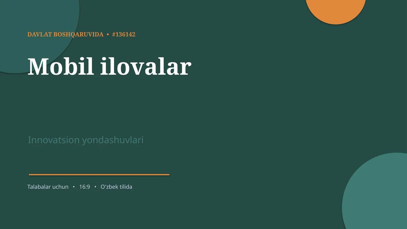 Mobil ilovalar