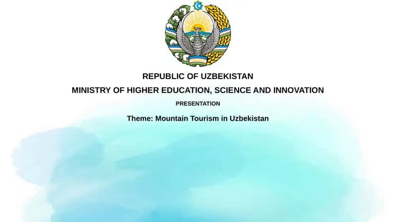 Mountain Tourism in Uzbekistan