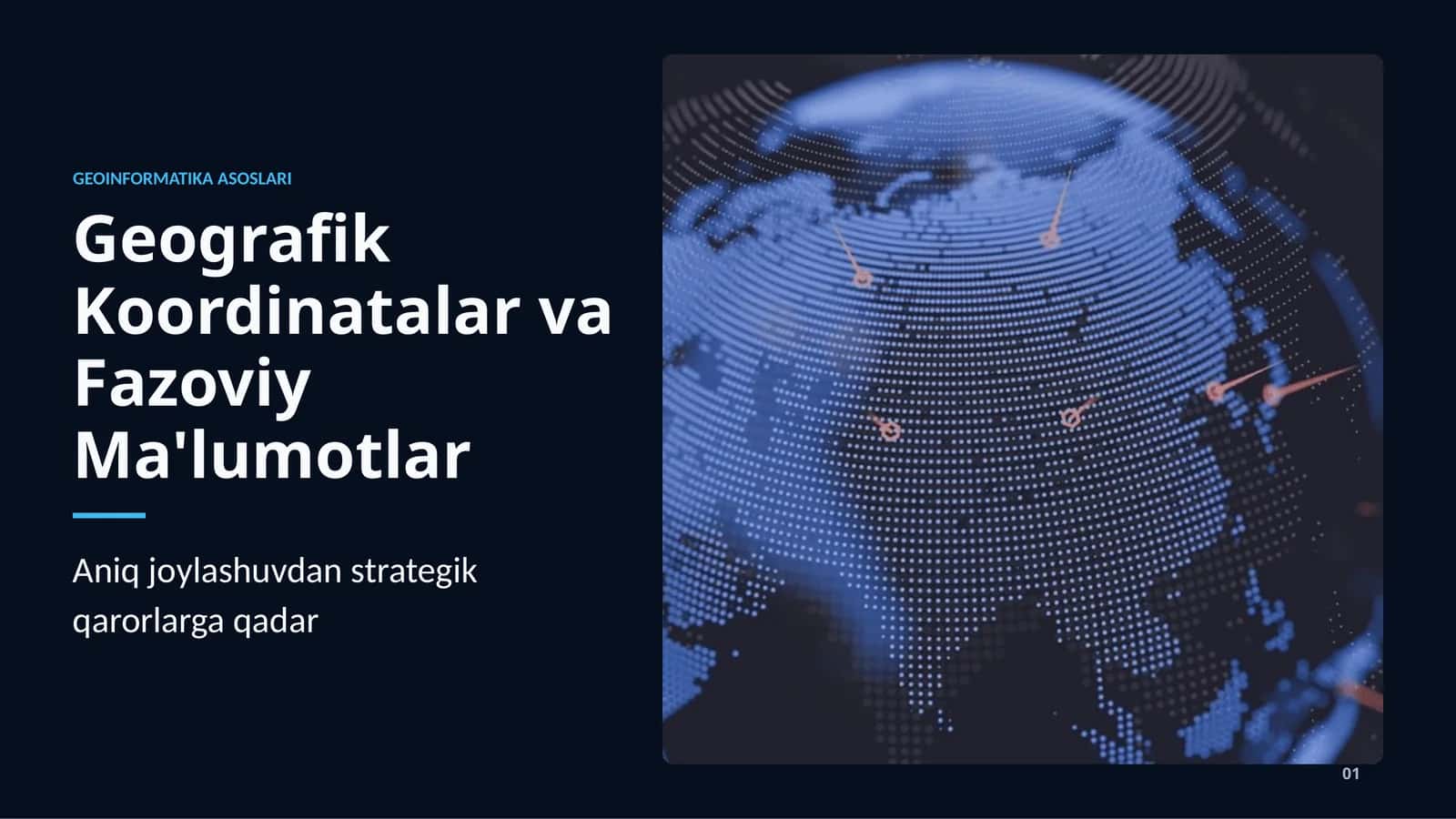 GEOINFORMATIKA ASOSLARI