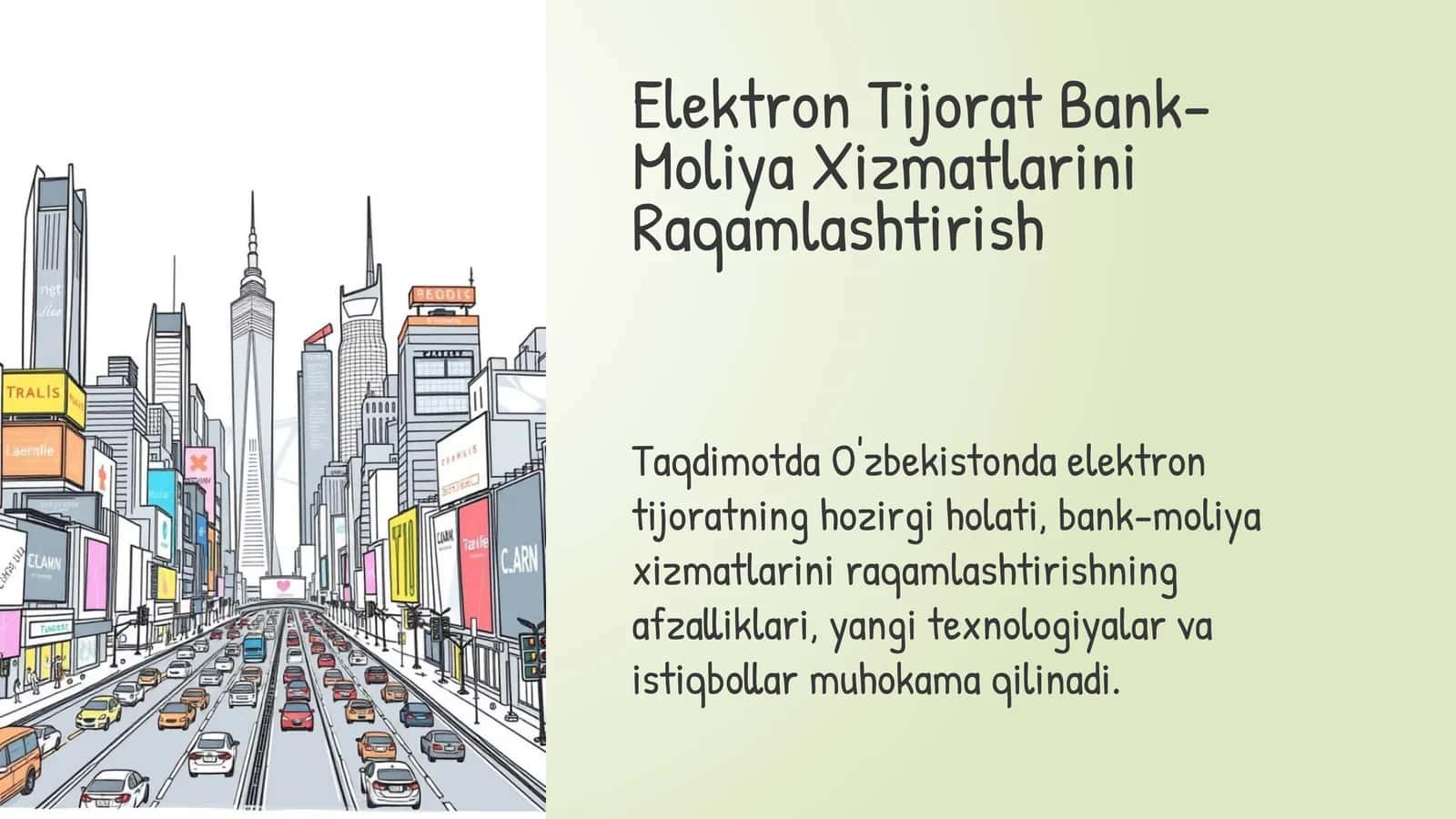 Elektron Tijorat Bank-Moliya Xizmatlarini Raqamlashtirish