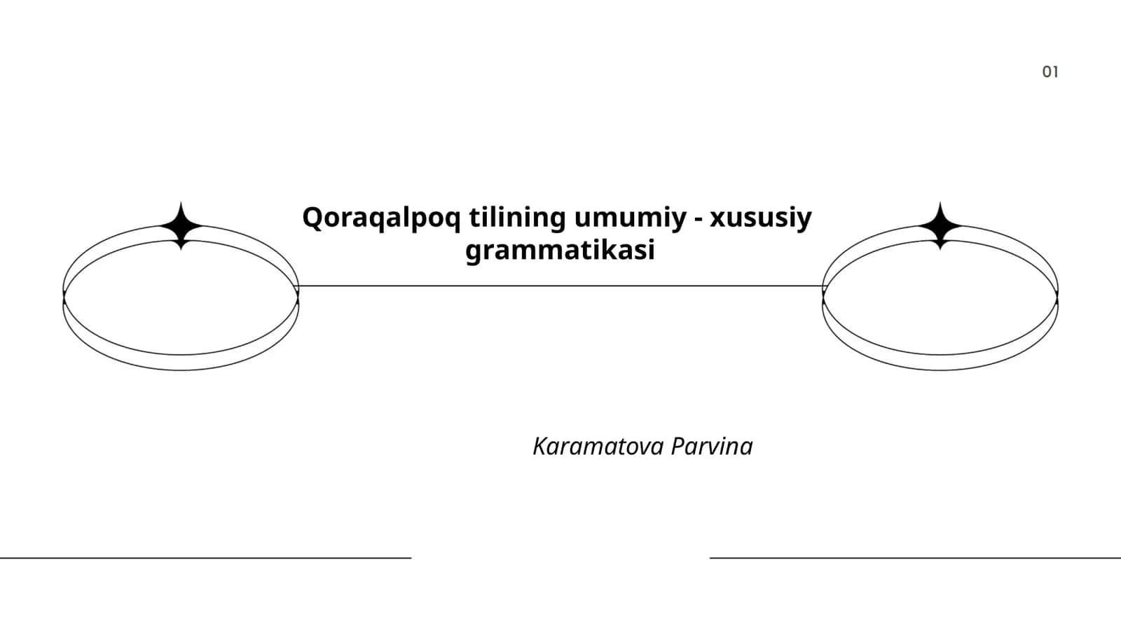 Qoraqalpoq tilining umumiy - xususiy grammatikasi
