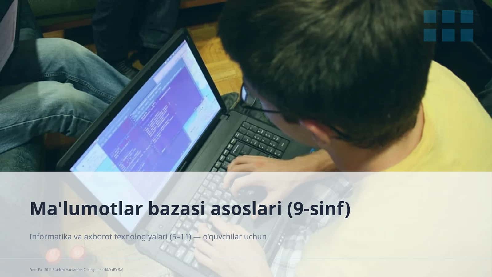 Ma'lumotlar bazasi asoslari (9-sinf)