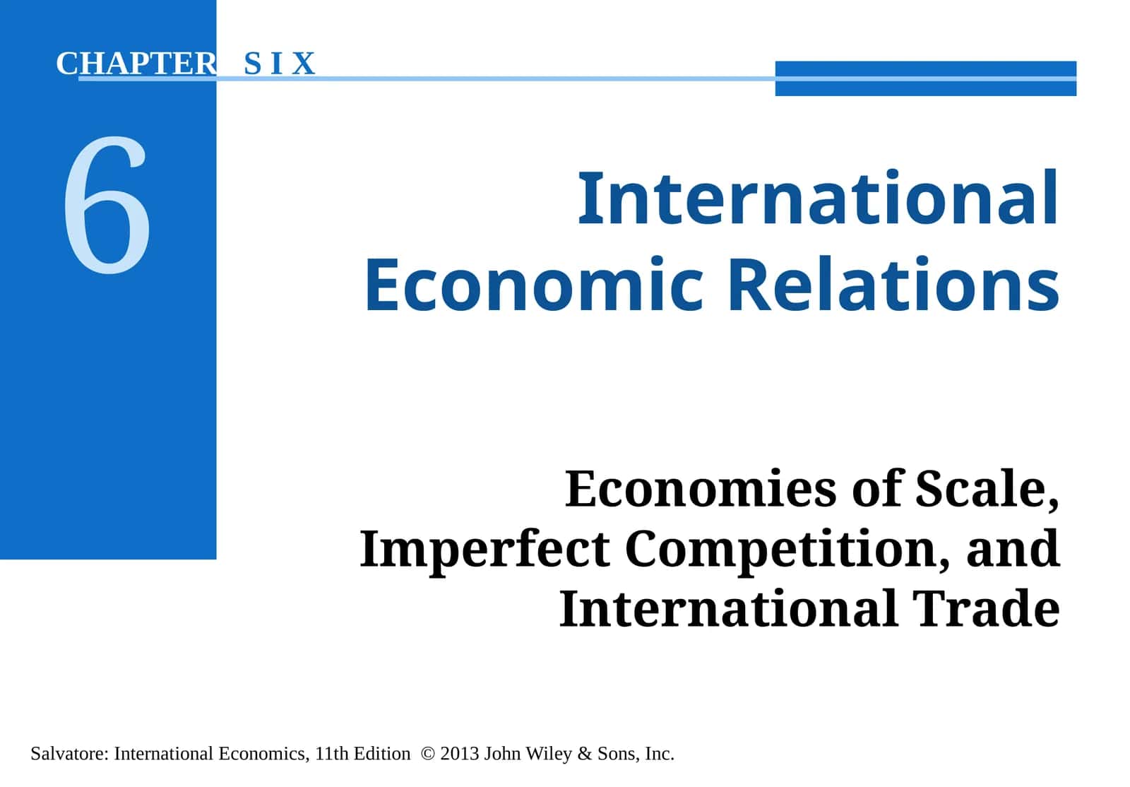International Economic Relations