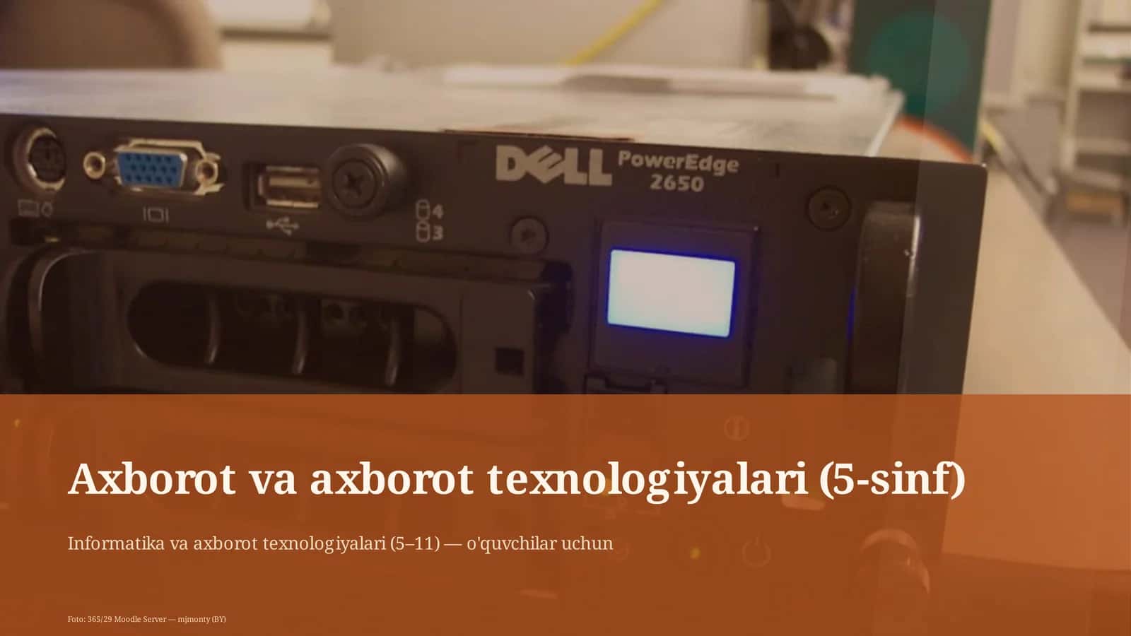 Axborot va axborot texnologiyalari (5-sinf)