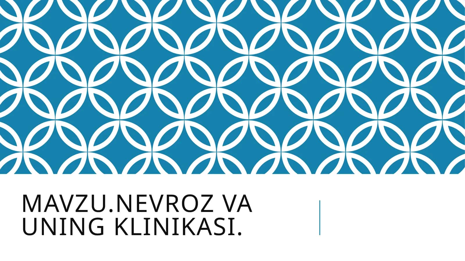 Nevroz va uning klinikasi