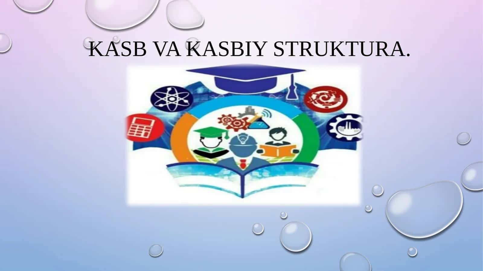 Kasb va kasbiy struktura.