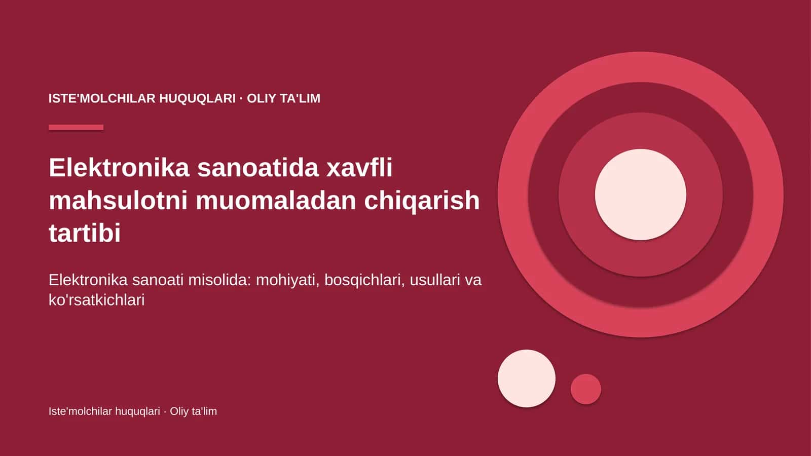 elektronika sanoatida xavfli mahsulotni muomaladan chiqarish tartibi 2408