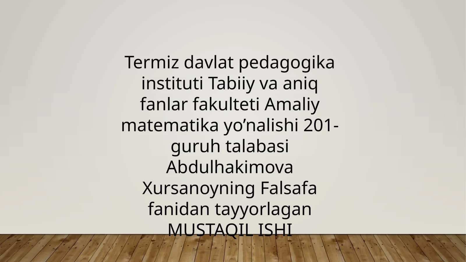 Tafakkurning ertasiyasining amal qilish mexanizmlari