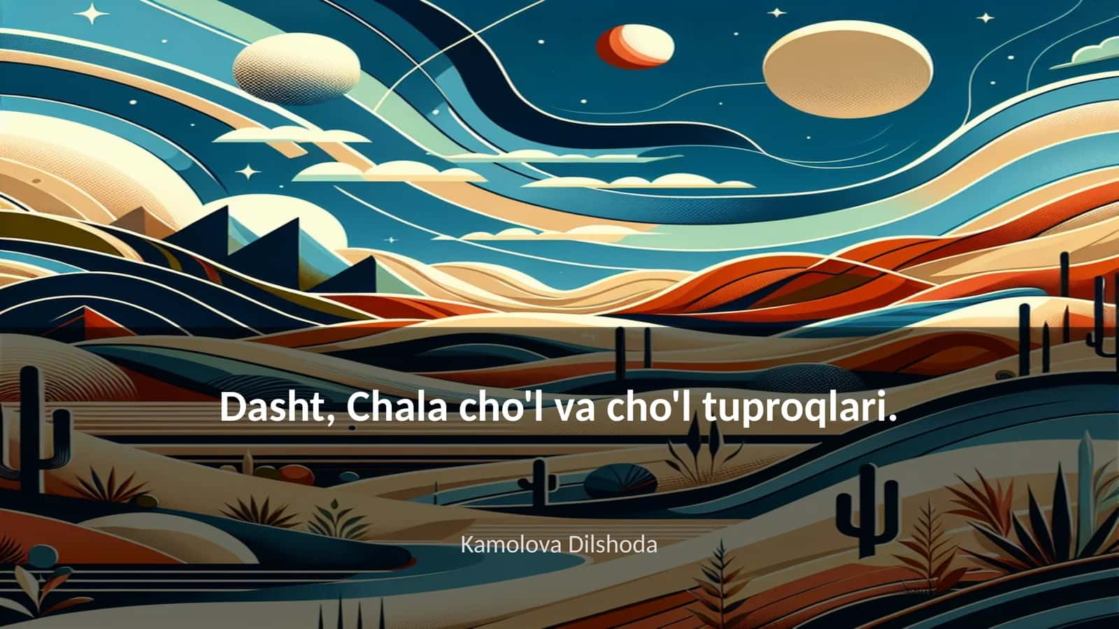 Dasht, Chala cho'l va cho'l tuproqlari