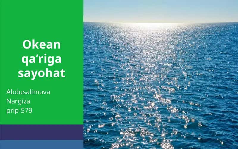 Okean qa’rigasayohat