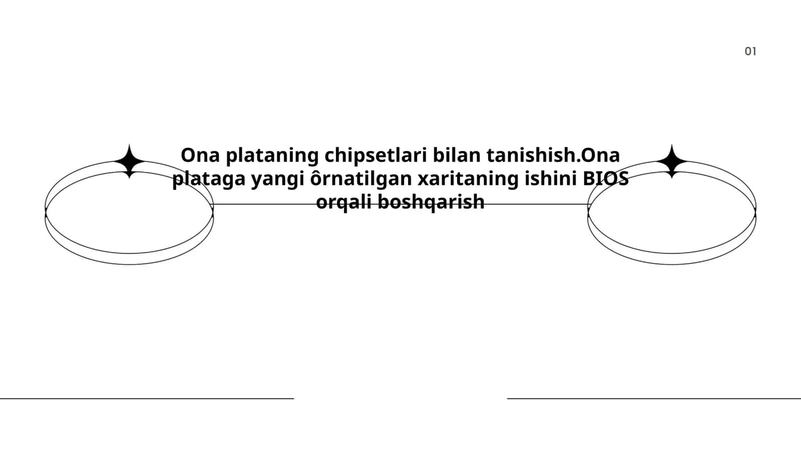 Ona plataning chipsetlari bilan tanishish