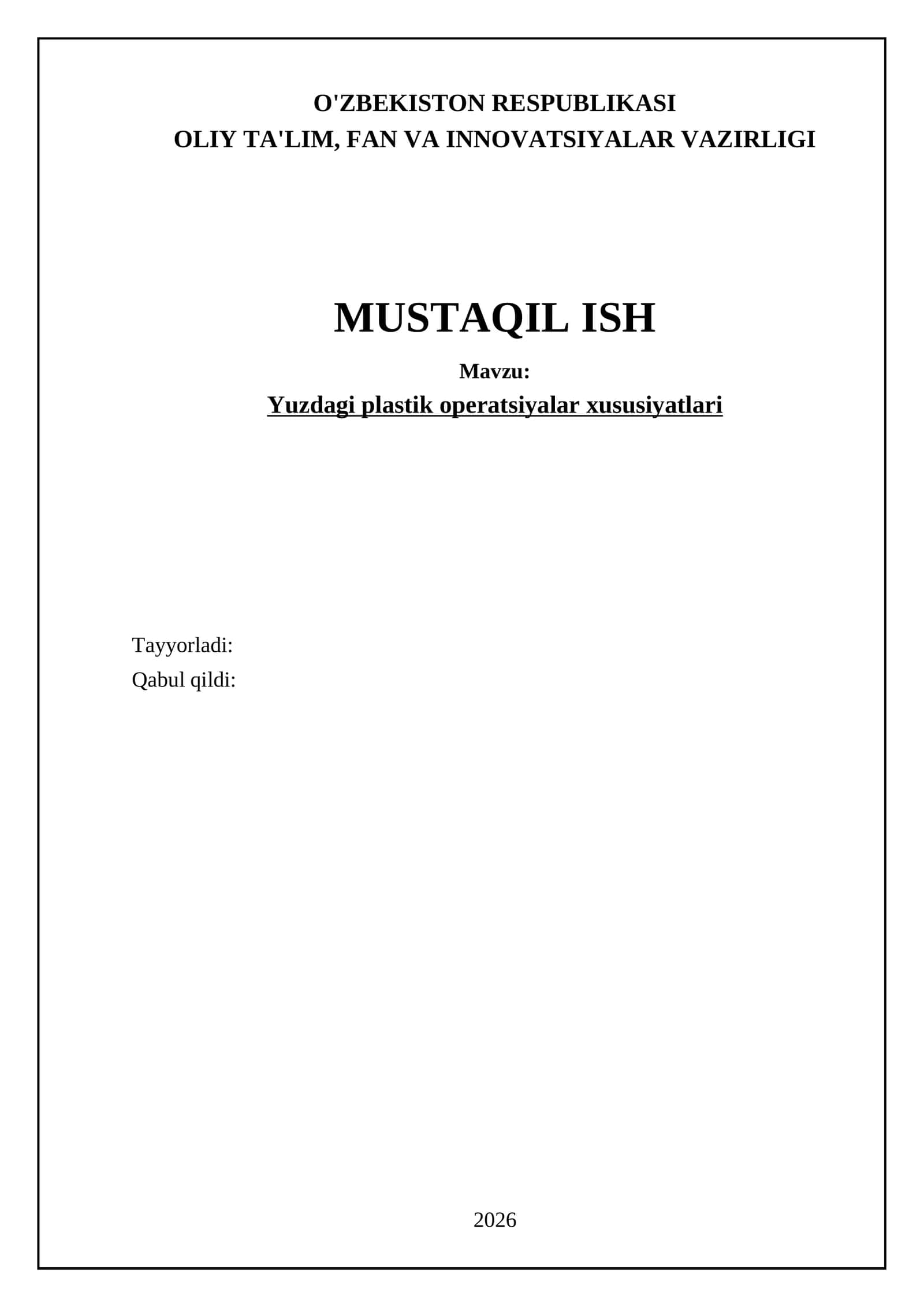 Yuzdagi plastik operatsiyalar xususiyatlari