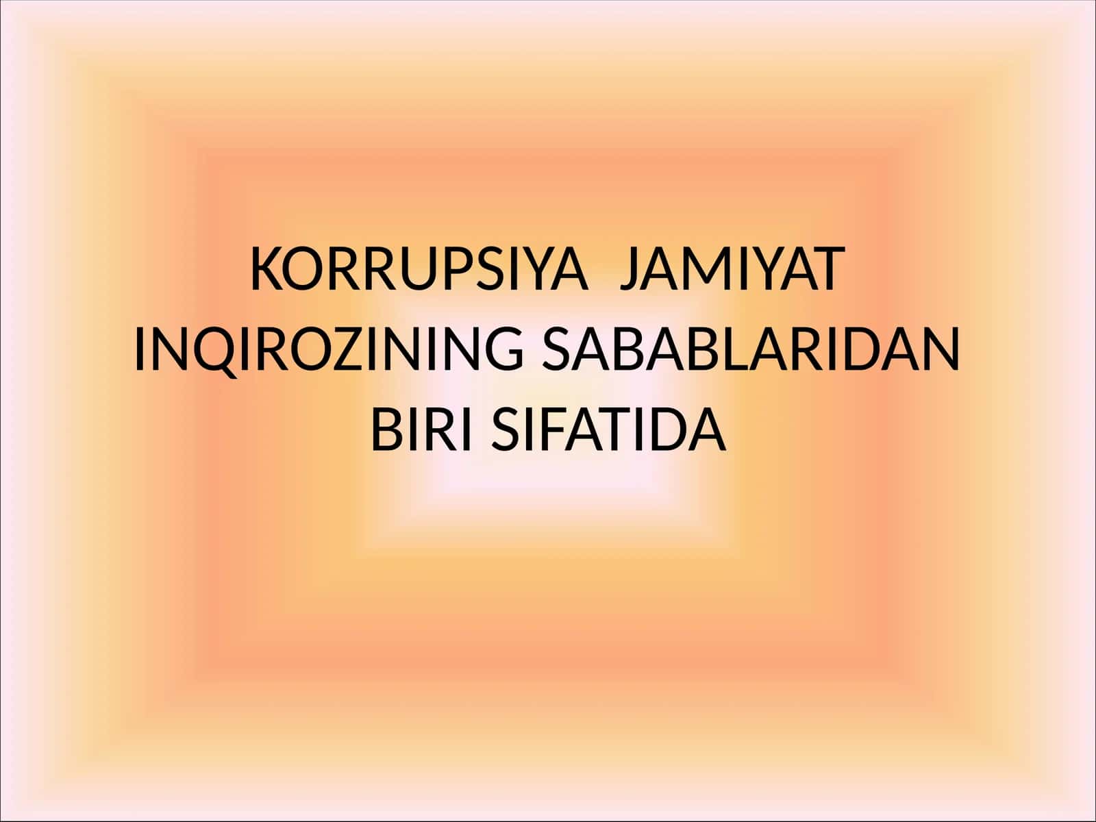 Korrupsiya
