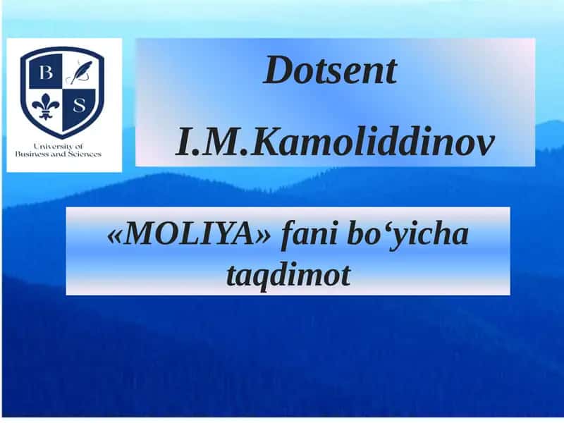 DAVLAT BYUDJЕTI