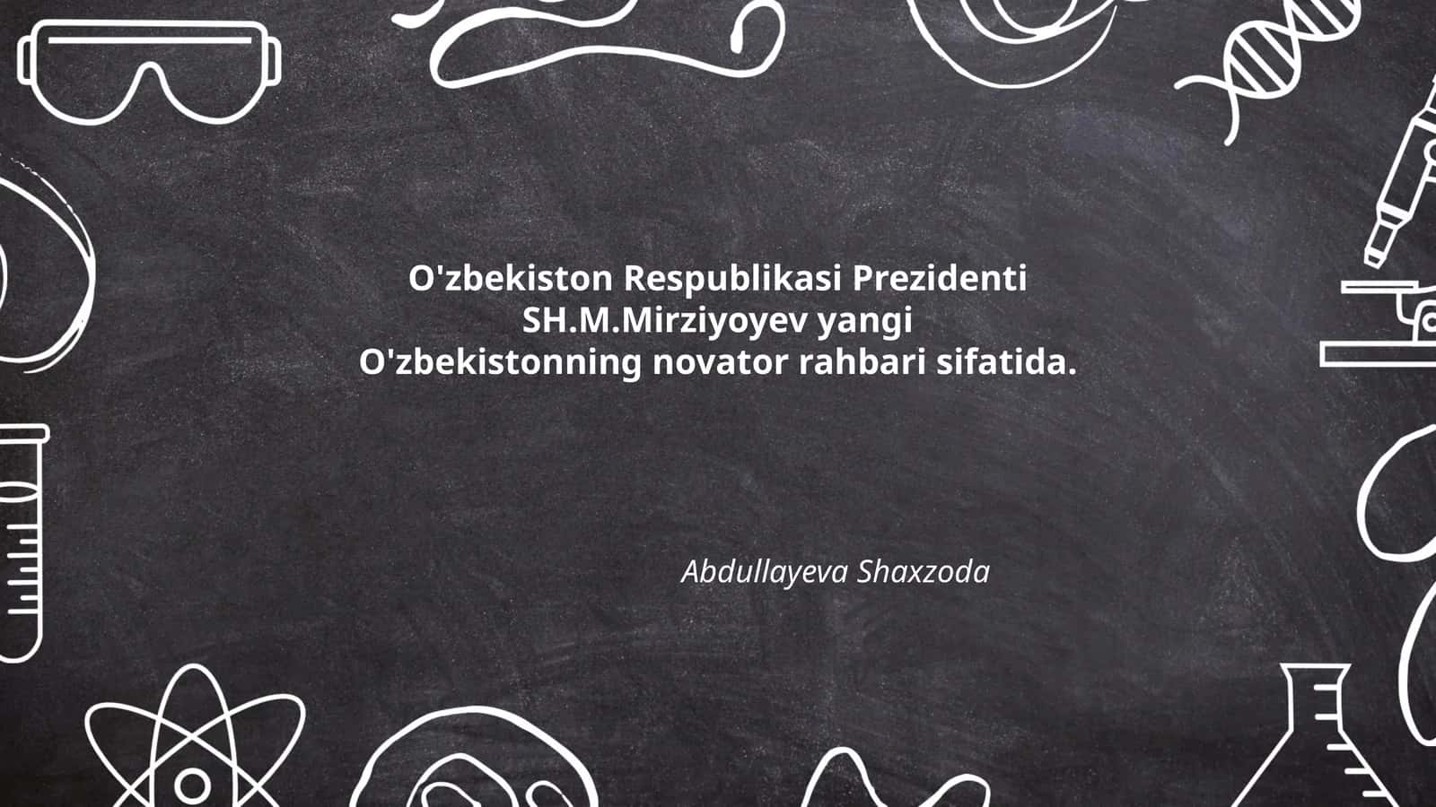 Shavkat Mirziyoyevning siyosiy islohotlari