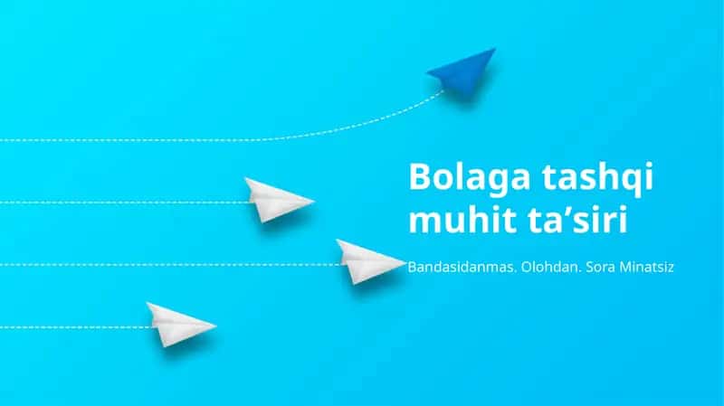 Bolaga tashqi muhit taʼsiri
