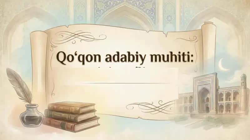 Qoʻqon adabiy muhiti