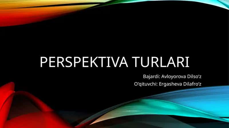 Perspektiva turlari