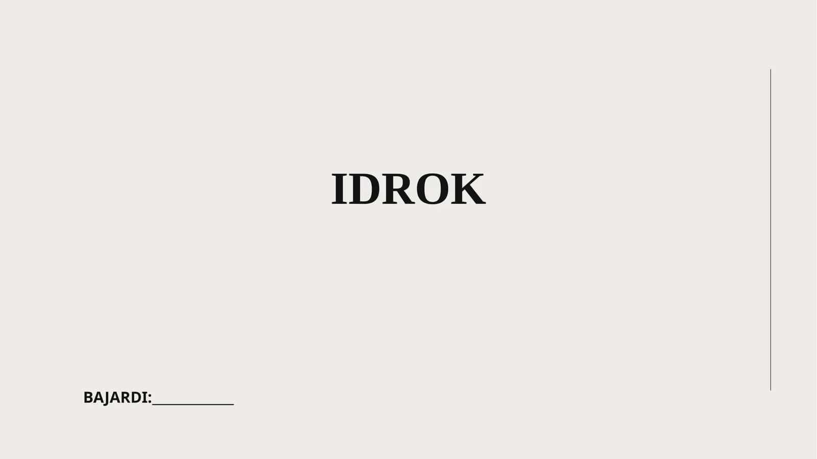 Idrok