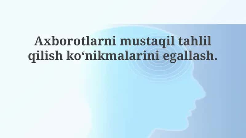 Mustaqil axborot tahlili