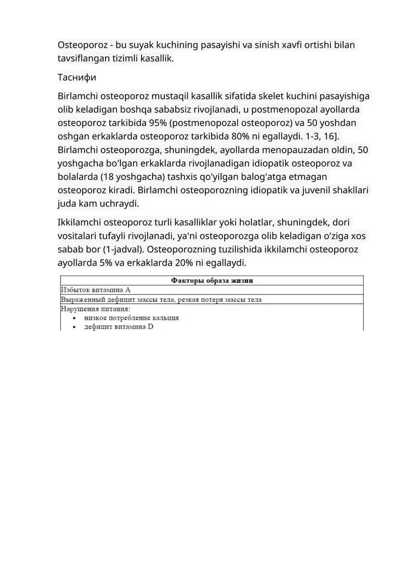 Osteoporoz