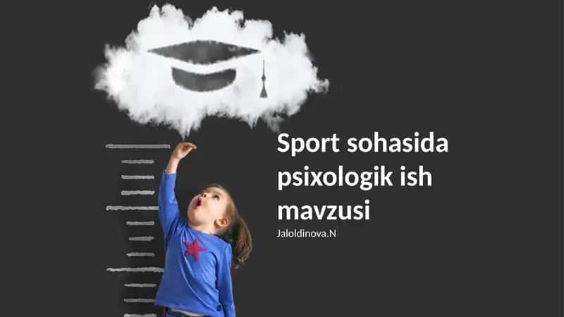 Sport sohasida psixologik ish mavzusi